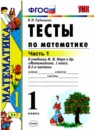 Математика 1 класс тесты Рудницкая (Моро)