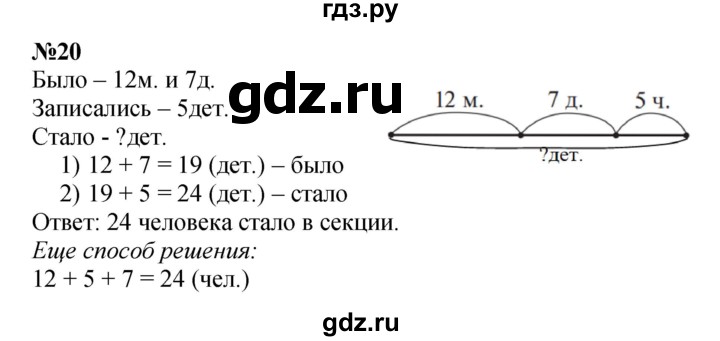 ГДЗ по математике 3 класс Истомина   часть 1 - 20, Решебник №1
