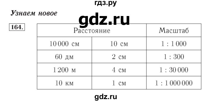 ГДЗ по математике 4 класс Рудницкая рабочая тетрадь  часть 1. упражнение - 164, Решебник №2